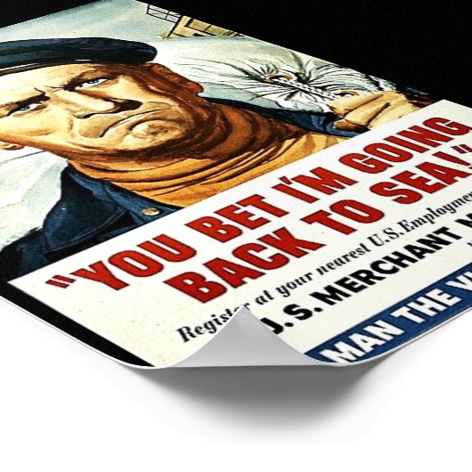 海に戻るぞ！ ポスター (角)