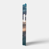 海に映る赤や暗い雲の青い空 Case-Mate iPhoneケース (裏面 / 右)