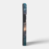 海に映る赤や暗い雲の青い空 Case-Mate iPhoneケース (裏面 / 右)