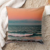 海に沈む夕日 クッション (ブランケット)