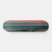 海に沈む夕日 スケートボード (横)
