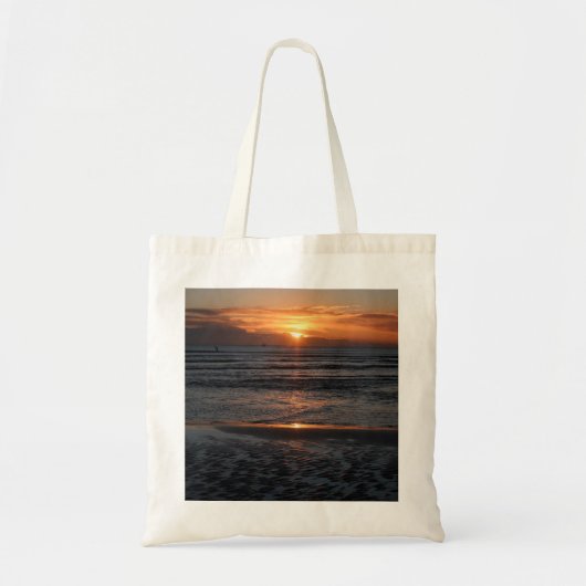 海に沈む夕日 トートバッグ (正面)