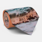 海に沈む夕日 ネクタイ (ロール)