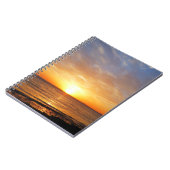 海に沈む夕日 ノートブック (左側)