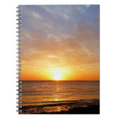 海に沈む夕日 ノートブック (正面)