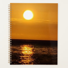 海に沈む夕日 プランナー手帳