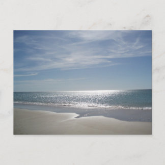 海に沈む夕日 ポストカード