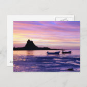 海に沈む夕日 ポストカード (正面/裏面)
