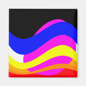 海に沈む夕日 マグネット (正面)