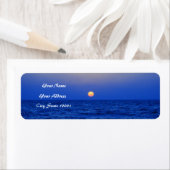 海に沈む夕日 ラベル (インサイチュ)