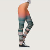 海に沈む夕日 レギンス (右)