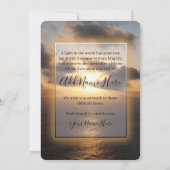 海に沈む夕日 追悼 オーシャンサンセットの哀悼 (裏面)