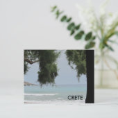 海に沿ったクレテ地中海のル ポストカード (スタンド正面)
