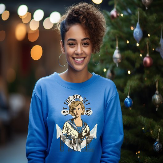 海に浮かぶとTシャツが自由になる スウェットシャツ