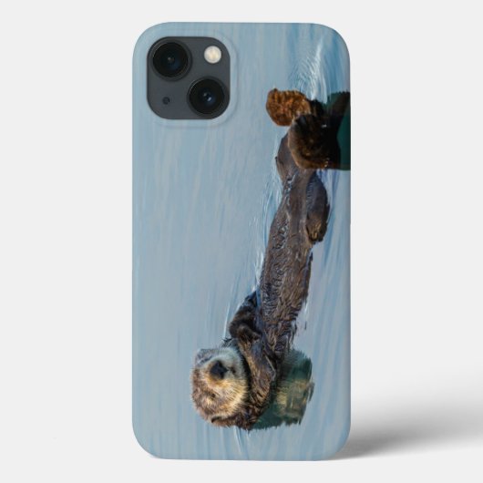 海に浮かぶラッコ Case-Mate iPhoneケース (裏面)