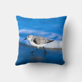 海に浮かぶ小鳥 クッション (裏面)