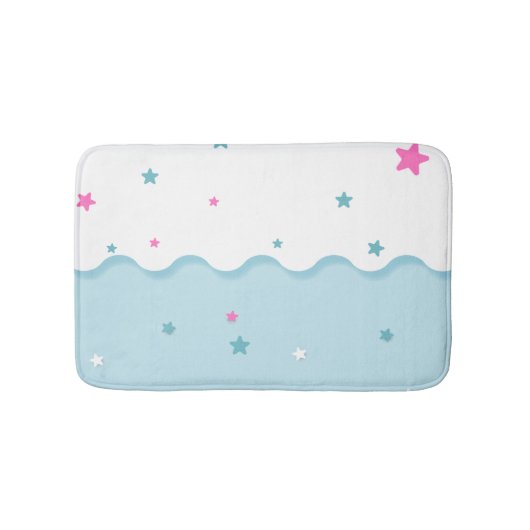 海に浮かぶ星 バスマット (正面)