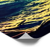 海に浮かぶ珍しい船 | AIアートポスター ポスター (角)