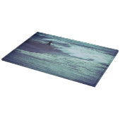 海に浮かぶ男 カッティングボード (角)