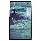 海に浮かぶ男 スモールペーパーバッグ (正面)