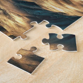 海に浮かぶ船2隻 ジグソーパズル (側面)