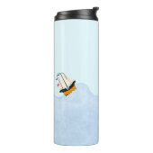 海に浮かぶ転が三隻の船航海の タンブラー (回転左)