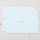 海に浮かぶ転が船舶パーソナライズされた3隻 ノートカード (裏面)