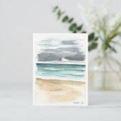 海に浮かぶ雲の色 ポストカード (スタンド正面)