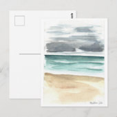 海に浮かぶ雲の色 ポストカード (正面/裏面)