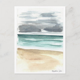 海に浮かぶ雲の色 ポストカード