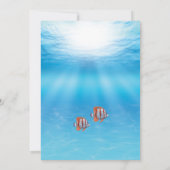 海に浮かぶ魚が二つ減結婚る 招待状 (裏面)