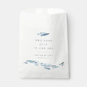 海に浮かぶ魚が二パーソナライズされたつ結婚減 フェイバーバッグ (正面)