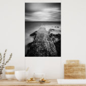 海に消える桟橋 ポスター (キッチン)