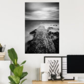 海に消える桟橋 ポスター (ホームオフィス)