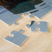 海に背中に浮かぶウミガメ ジグソーパズル (側面)