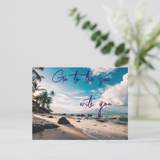 海に行く ポストカード (スタンド正面)