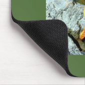 海に見えるブロンドの人魚 マウスパッド (コーナー)