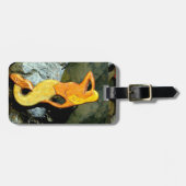 海に見えるブロンドの人魚 ラゲッジタグ (正面横)