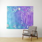 海に誘われたスイート16パーティーの背景 タペストリー (インサイチュ(横))