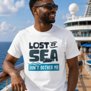 海に迷ってるから邪魔しないで クルーズ旅行 Tシャツ