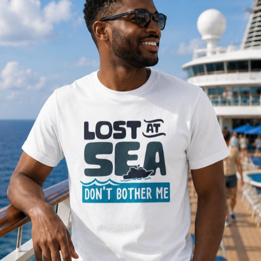 海に迷ってるから邪魔しないで クルーズ旅行 Tシャツ