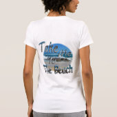 海に連れてって Tシャツ (裏面)