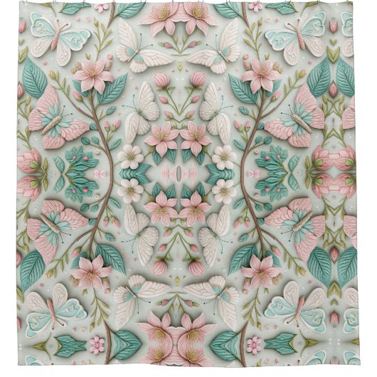 海に面した記憶 シャワーカーテン (正面)