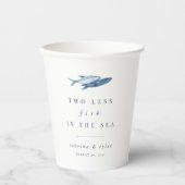 海に魚が２匹減る オーダーメイドの結婚式 紙コップ (正面)