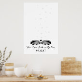 海に魚が2匹減る サムプリント ゲストブック (キッチン)