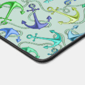 海のいかりとロープ模様 デスクマット (コーナー)