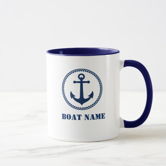 海のいかり追加ボート名Mug sa0a マグカップ (右)