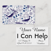 海のおもしろい 名刺 (正面/裏面)