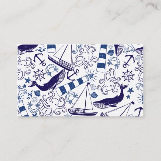 海のおもしろい 名刺 (正面)