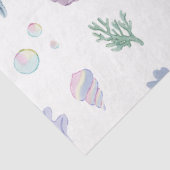 海のお洒落下の水色マーメイドパーティー 薄葉紙 (詳細)